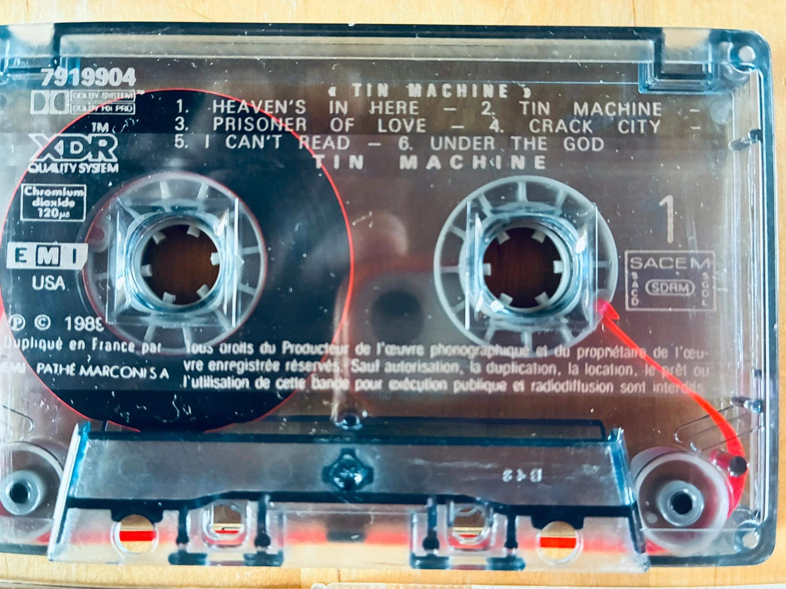 Cassette audio Tin Machine David Bowie. – photo 3